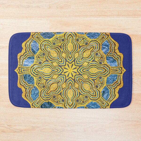 Item preview, Golden Ethnic Oriental Mandala Jewel designed and sold by Anna Lemos.
