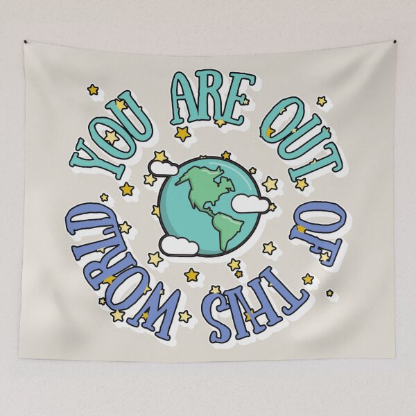 Item preview, You Are Out Of This World, Fun And Colorful Space Design For Someone Special designed and sold by TrulyEpoque.