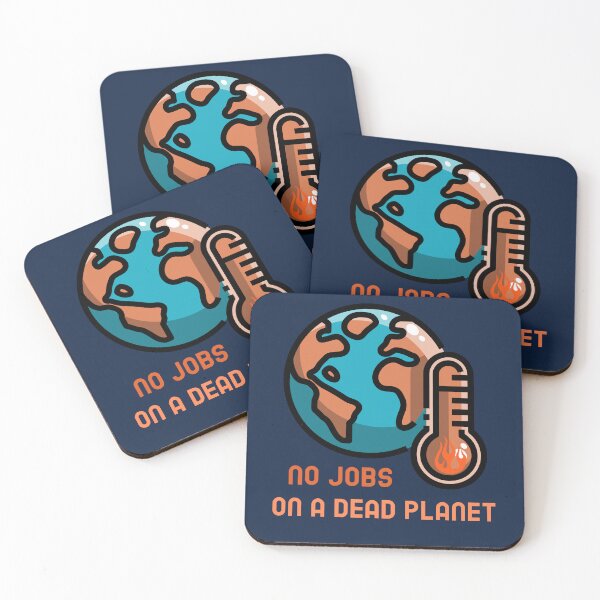 Item preview, No Jobs On A Dead Planet. Climate Change Awareness designed and sold by Rebel-Design.