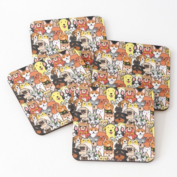 Item preview, Dogs And Cats Valentine's Squad Pattern Suspension Crowded Pet Owners Lovers Socks  designed and sold by Dr.YesOrNo.