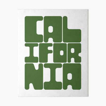 Item preview, California - Treetop Green designed and sold by boxedspaper.