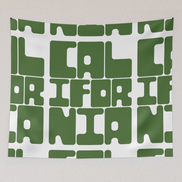 Item preview, California - Treetop Green designed and sold by boxedspaper.