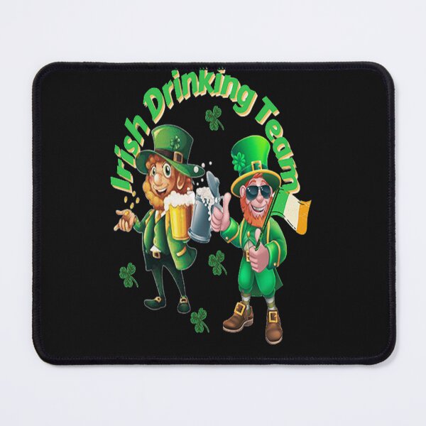 Item preview, Irish Drinking Team, Let The Shenanigans Begin, Lucky Shamrock Irish Culture, Shenanigans Squad designed and sold by Adri Barnard.