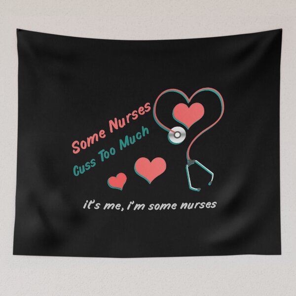 Item preview, Some Nurses Cuss Too Much Funny Nurse Women Nursing  designed and sold by solimangomaa.