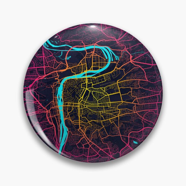 Item preview, Prague City Map of Czech Republic - Neon designed and sold by deMAP.