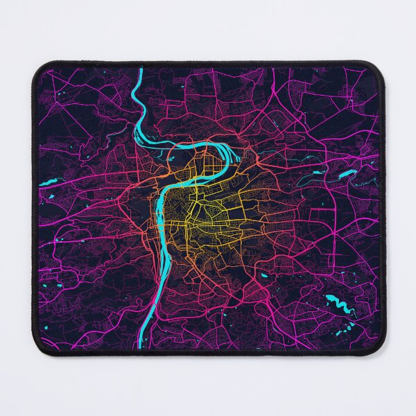 Item preview, Prague City Map of Czech Republic - Neon designed and sold by deMAP.