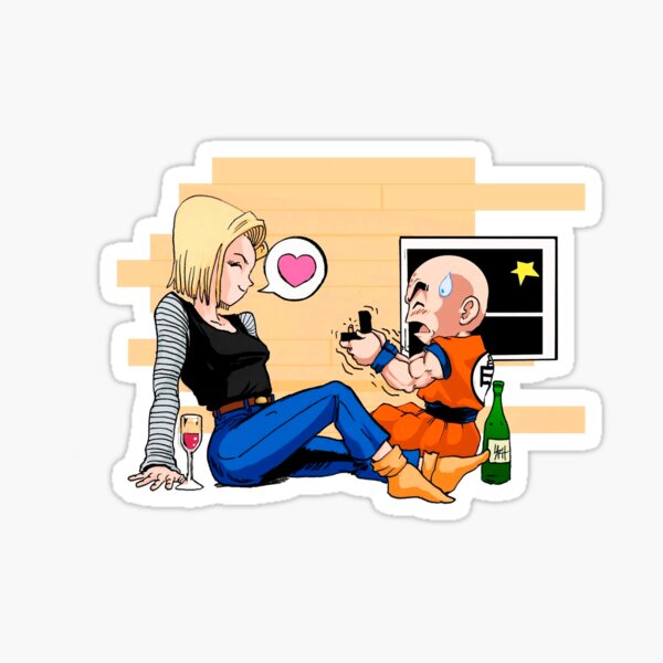 Android 18 Porn Naked - C18 Stickers for Sale | Redbubble