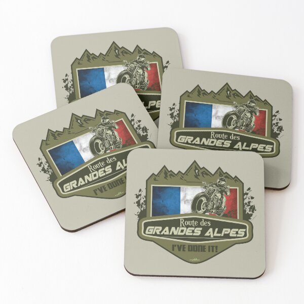 Item preview, Route des Grandes Alpes France Motorcycle Ive Done It! Sticker T-Shirt 01 designed and sold by OuterShellUK.