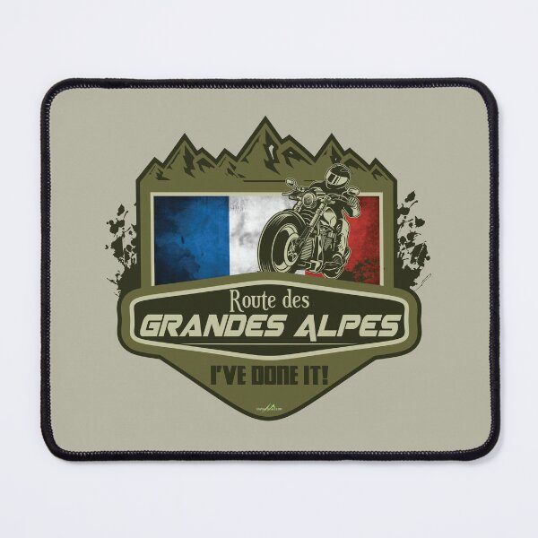 Item preview, Route des Grandes Alpes France Motorcycle Ive Done It! Sticker T-Shirt 01 designed and sold by OuterShellUK.