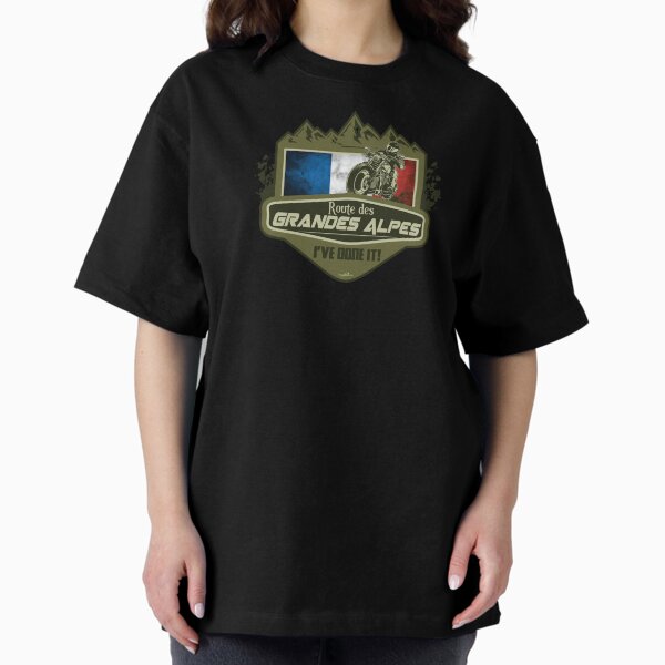 Item preview, Route des Grandes Alpes France Motorcycle Ive Done It! Sticker T-Shirt 01 designed and sold by OuterShellUK.