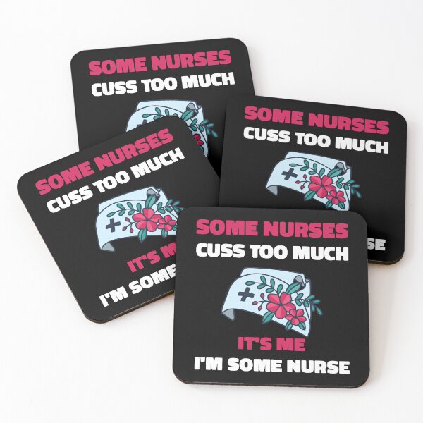 Item preview, Some Nurses Cuss Too Much Funny Nurse Women Nursing  designed and sold by solimangomaa.