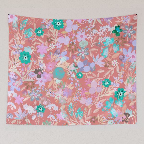 Item preview, Pale Blossoming Summer Flowers designed and sold by ckylin.