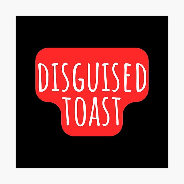 Item preview, Disguised toast Red and white designed and sold by Creative Life.