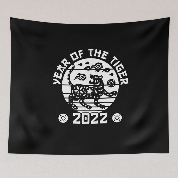 Item preview, Chinese New Year 2022 Year Of The Tiger - Lunar New Year - Vintage Chinese Zodiac Tiger designed and sold by Fleyshop.
