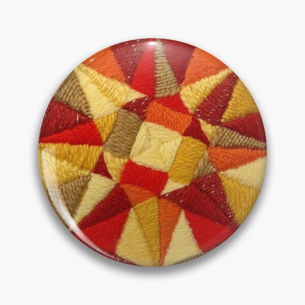 Item preview, Warm Summer Coloured Geometric Mandala designed and sold by Curraleigh Crafts.