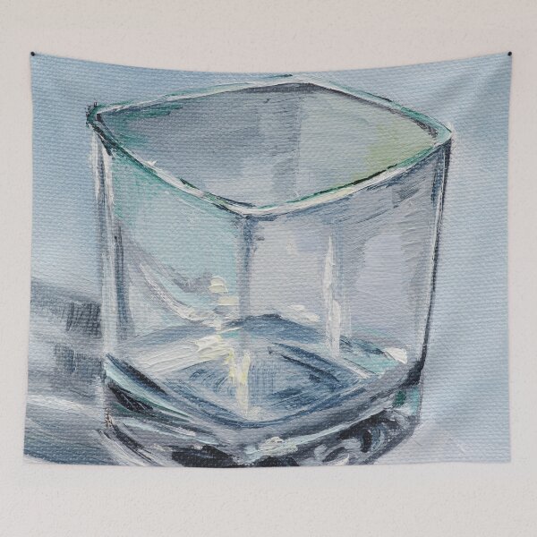 Item preview, Glass Still Life Oil Painting Print designed and sold by NatalyMak.