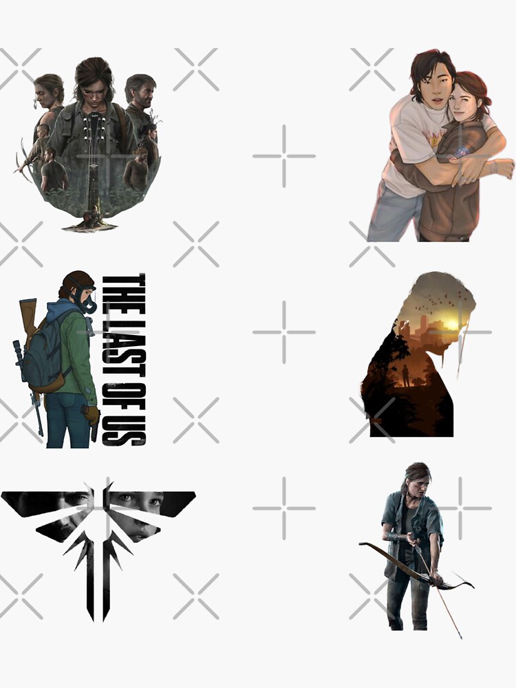 Ellie And Joel - The Last Of Us 2 Art Design Sticker for Sale by  AllAboutTlou