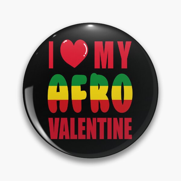 Item preview, I Love My Afro Valentine -  Valentine's Day Design - LOVE - Black History Month T-Shirt designed and sold by TeesForTheWorld.