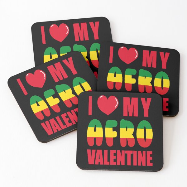 Item preview, I Love My Afro Valentine -  Valentine's Day Design - LOVE - Black History Month T-Shirt designed and sold by TeesForTheWorld.