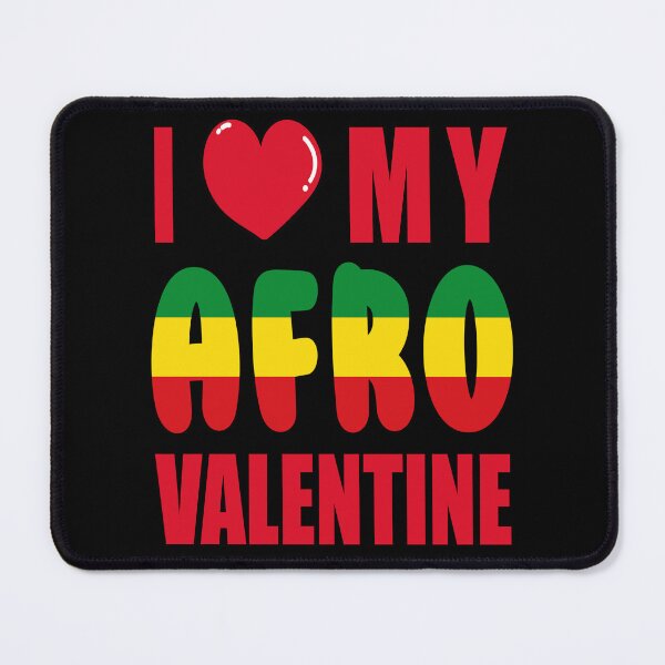 Item preview, I Love My Afro Valentine -  Valentine's Day Design - LOVE - Black History Month T-Shirt designed and sold by TeesForTheWorld.