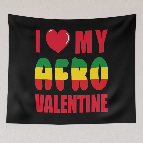 Item preview, I Love My Afro Valentine -  Valentine's Day Design - LOVE - Black History Month T-Shirt designed and sold by TeesForTheWorld.