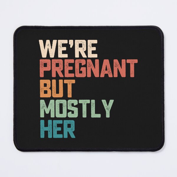 Item preview, We're Pregnant But Mostly Her Vintage For An Expectant Father Baby Announcement Gift designed and sold by alenaz.