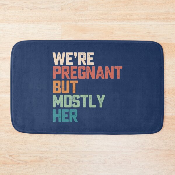 Item preview, We're Pregnant But Mostly Her Vintage For An Expectant Father Baby Announcement Gift designed and sold by alenaz.