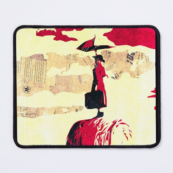 Item preview, A lady with a red umbrella on a haystack designed and sold by Hanna-Fortunata.