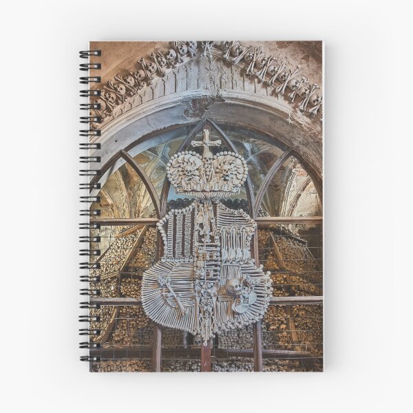 Item preview, Sedlec Ossuary Coat of Arms Photo Art, Human Bone Church Mystery Skulls Art, Halloween Skull designed and sold by Sedlec Ossuary Project.