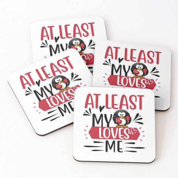 Item preview,  Cute penguin : At Least My penguin Loves Me designed and sold by AmeliaStore1.