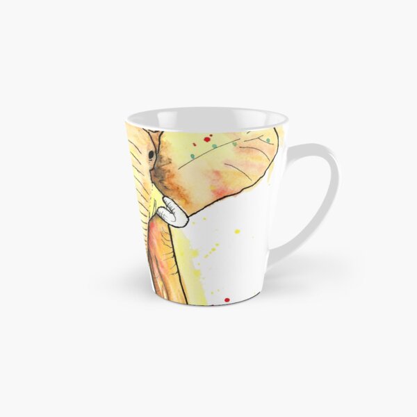 Elephant Watercolour Tall Mug