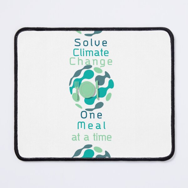 Item preview, Solve Climate Change one meal at a time - stop eating animals  White Edition  Change your Nature  designed and sold by SpArtk.
