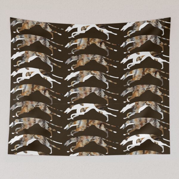 Item preview, brindle galgos designed and sold by GREYHOUNDLOVE.