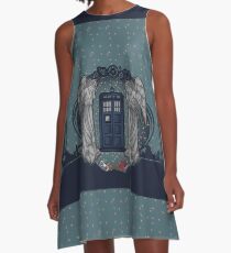 the Doctor crest ART NOUVEAU A-Line Dress