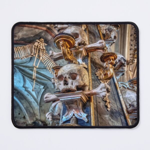 Item preview, Sedlec Ossuary Column Photo Art, Skull Bone Church designed and sold by Sedlec Ossuary Project.