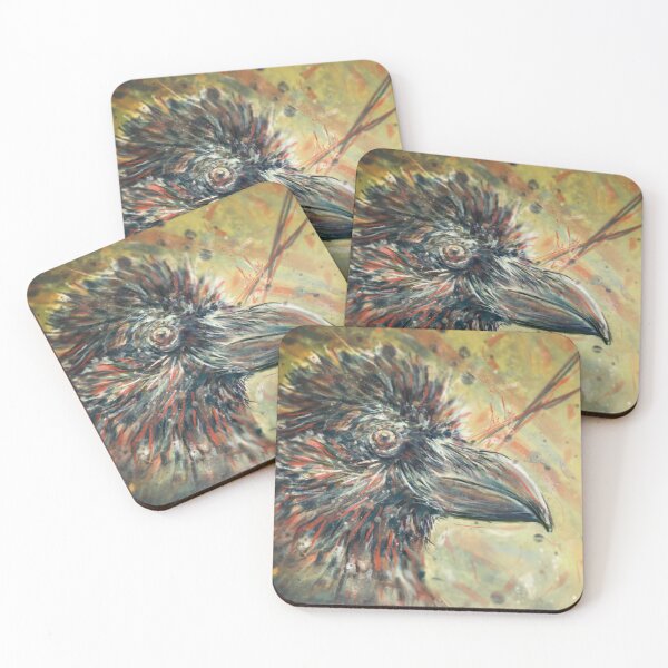 Item preview, colorful crow designed and sold by LeeTulpa.