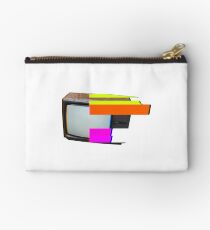 tv glitch Zipper Pouch