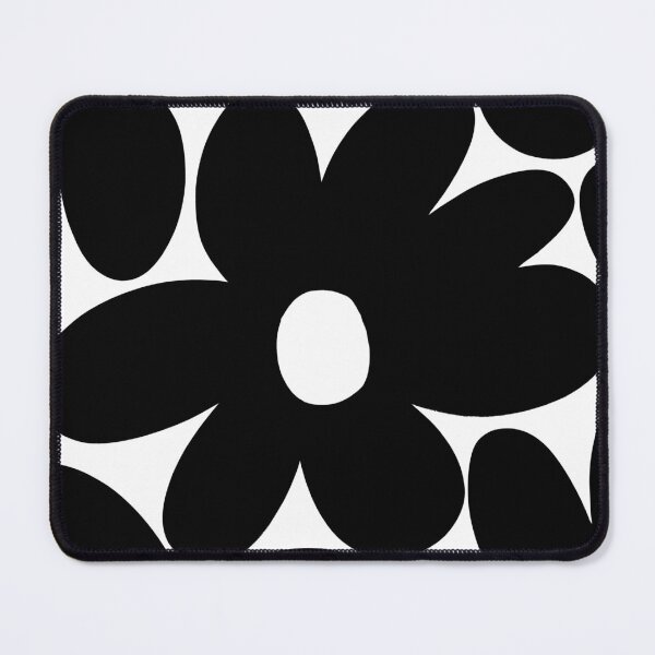Item preview, Retro Daisy Flowers in Black & White #1 #floral #pattern #decor #art designed and sold by Anita's & Bella's Art.