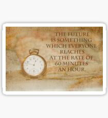 Pocket Watch Time Quote Sticker