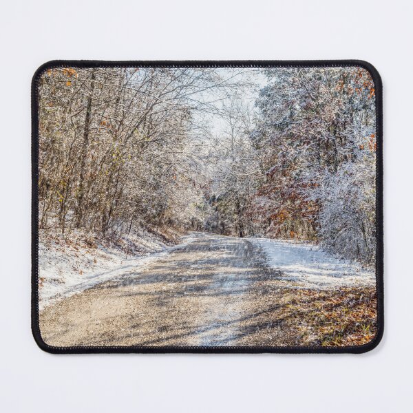 Item preview, Branson Winter Snow Gravel Road designed and sold by mljdwhite.