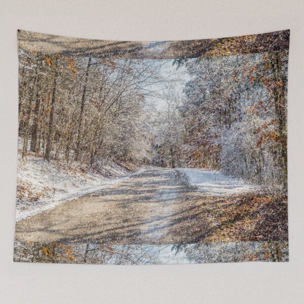 Item preview, Branson Winter Snow Gravel Road designed and sold by mljdwhite.
