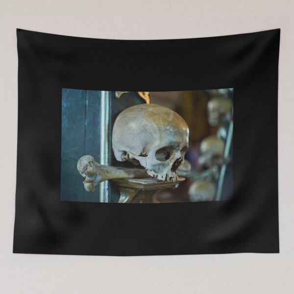 Item preview, Sedlec Ossuary Column Photo Art, Skull Bone Church designed and sold by Sedlec Ossuary Project.