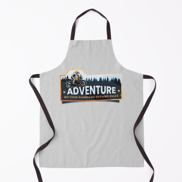 Item preview, Adventure Bike Rider Wanderlust No Plan No GPS No Rules Sticker T-Shirt 05 designed and sold by OuterShellUK.