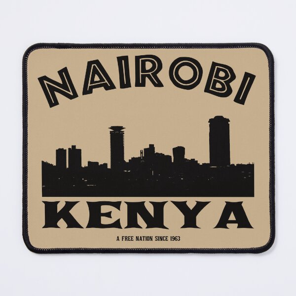 Item preview, Nairobi skyline in black designed and sold by StencilMyst ..
