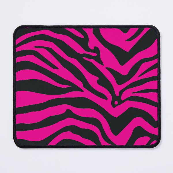 Item preview, Bright Pink Tiger Stripes Striped fur Animal Africa Pattern Black Pink designed and sold by funnytshirtemp.