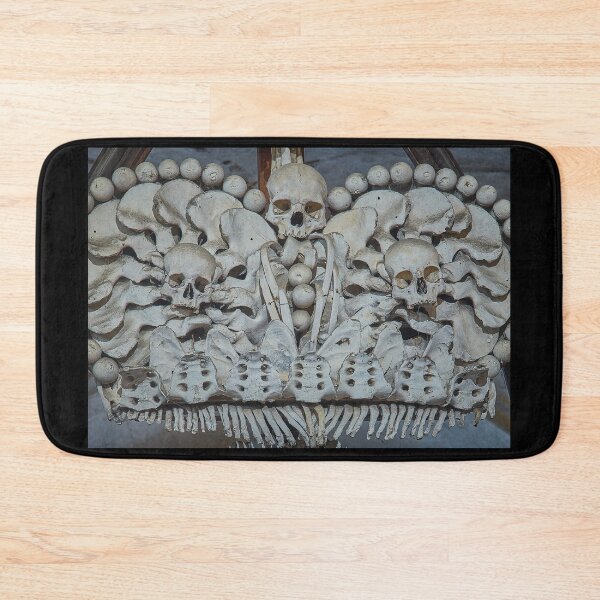 Item preview, Sedlec Ossuary Coat of Arms Photo Art, Skull Bone Church designed and sold by Sedlec Ossuary Project.