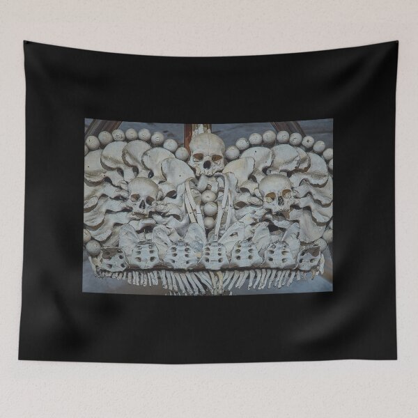Item preview, Sedlec Ossuary Coat of Arms Photo Art, Skull Bone Church designed and sold by Sedlec Ossuary Project.