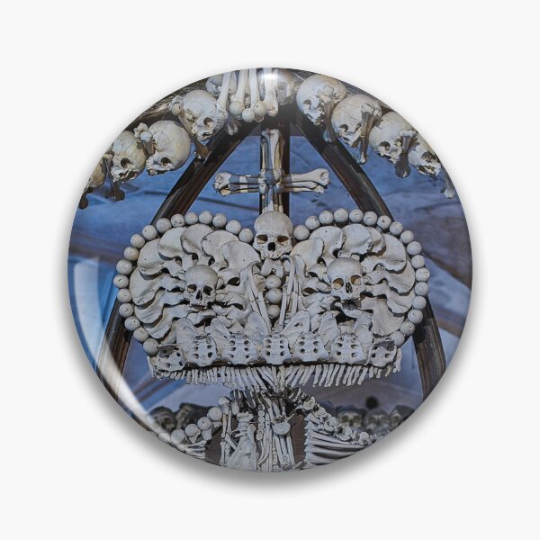 Item preview, Sedlec Ossuary Coat of Arms Photo Art, Skull Bone Church designed and sold by Sedlec Ossuary Project.