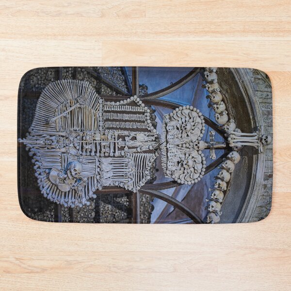Item preview, Sedlec Ossuary Coat of Arms Photo Art, Skull Bone Church designed and sold by Sedlec Ossuary Project.