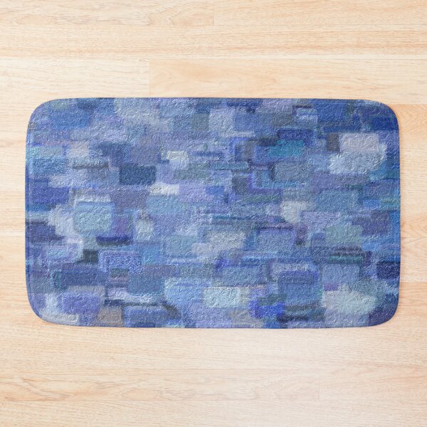 Item preview, Brick Abstract Winter Blues designed and sold by mljdwhite.